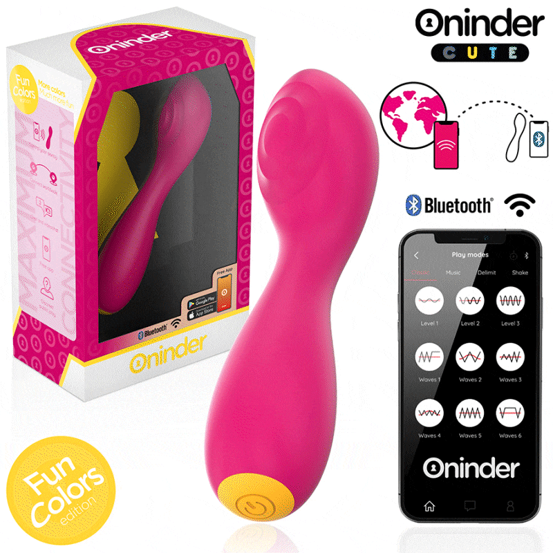 ONINDER CUTE - LOVE BUDDY MASTER G-SPOT VIBRATOR - GRATIS VERDENSDÆKKENDE APP