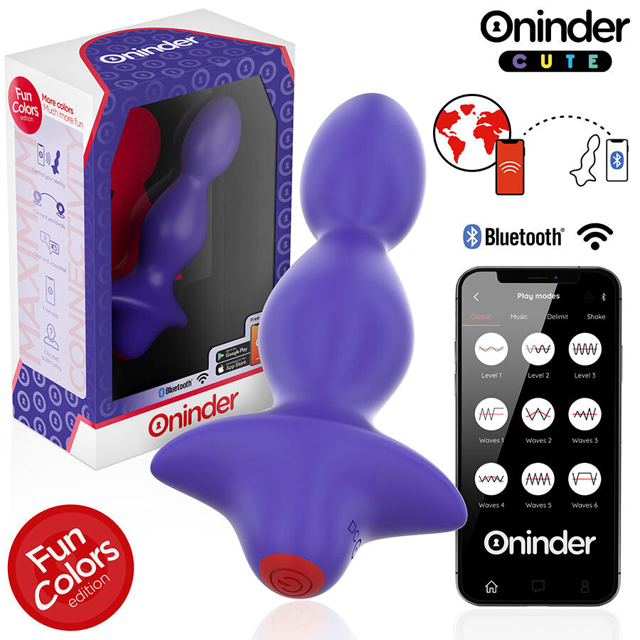 ONINDER CUTE - LOVE BUTT VIBRERENDE ANALPLUG DILATOR - GRATIS VERDENSOMSPENNENDE APP