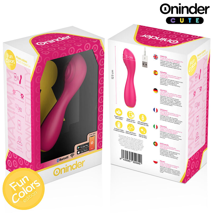 ONINDER CUTE - LOVE BUDDY MASTER G-SPOT VIBRATOR - GRATIS VERDENSDÆKKENDE APP