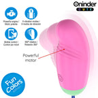 ONINDER CUTE - LOVE PLEASURE 360° VIBRERENDE-ROTERENDE SILIKONEÆG - GRATIS GLOBAL APP