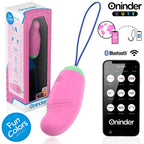 ONINDER CUTE - LOVE PLEASURE 360° VIBRERENDE-ROTERENDE SILIKONEÆG - GRATIS GLOBAL APP