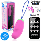 ONINDER CUTE - LOVE PLEASURE 360° VIBRERENDE-ROTERENDE SILIKONEÆG - GRATIS GLOBAL APP