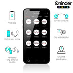 ONINDER CUTE - KÆRLIGHED OG FORNØJELSE VIBRERENDE ÆG - ROTERENDE SILIKONE ÆDELSTEN - GRATIS GLOBAL APP