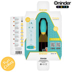 ONINDER CUTE - KÆRLIGHED OG FORNØJELSE VIBRERENDE ÆG - ROTERENDE SILIKONE ÆDELSTEN - GRATIS GLOBAL APP