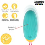ONINDER CUTE - KÆRLIGHED OG FORNØJELSE VIBRERENDE ÆG - ROTERENDE SILIKONE ÆDELSTEN - GRATIS GLOBAL APP