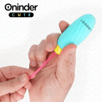 ONINDER CUTE - KÆRLIGHED OG FORNØJELSE VIBRERENDE ÆG - ROTERENDE SILIKONE ÆDELSTEN - GRATIS GLOBAL APP