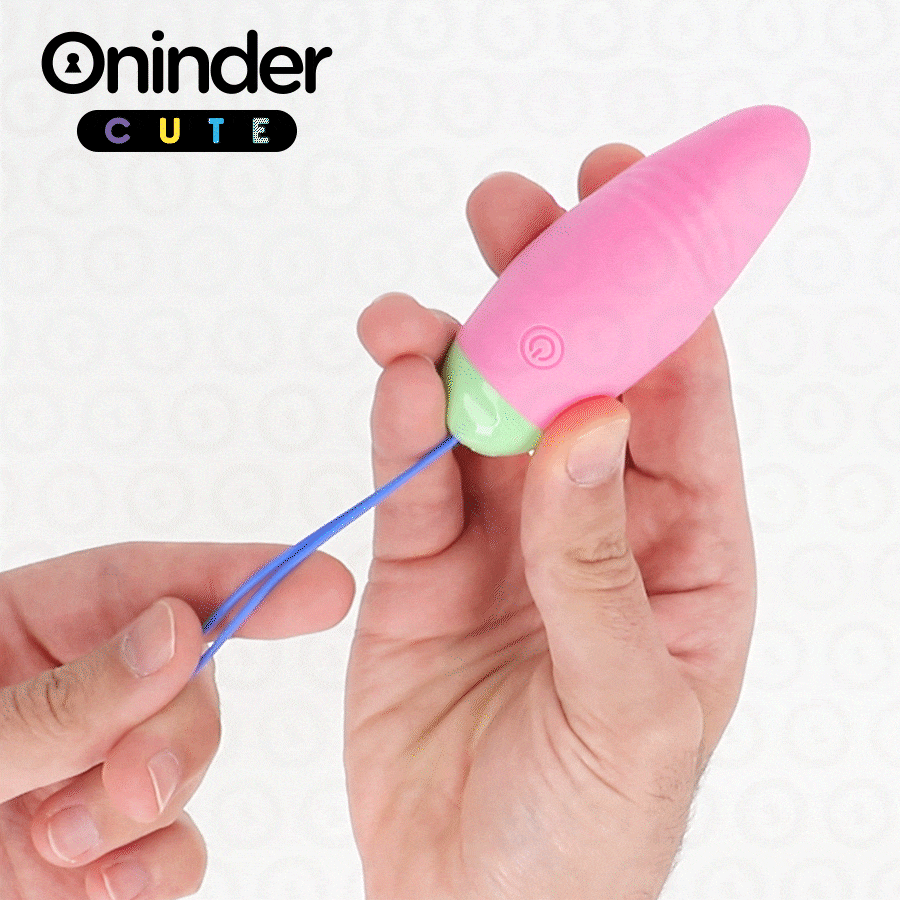 ONINDER CUTE - LOVE PLEASURE 360° VIBRERENDE-ROTERENDE SILIKONEÆG - GRATIS GLOBAL APP