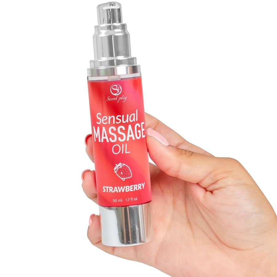 SECRETPLAY - JORDBÆR MASSAGEOLIE