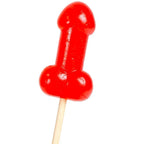 SECRETPLAY - KIRSEBÆRSLIKKEPILLE MED PENIS MED KRYDRET VARMEFFEKT