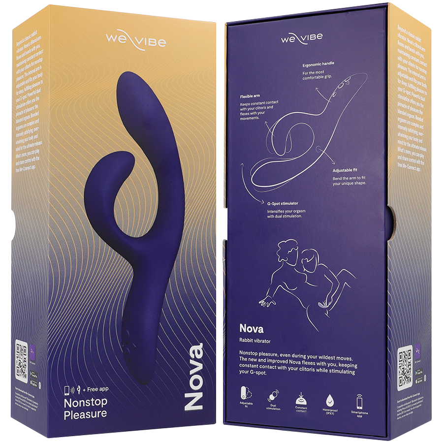 WE-VIBE - NOVA 3 KANINVIBRATOR MIDNATSBLÅ
