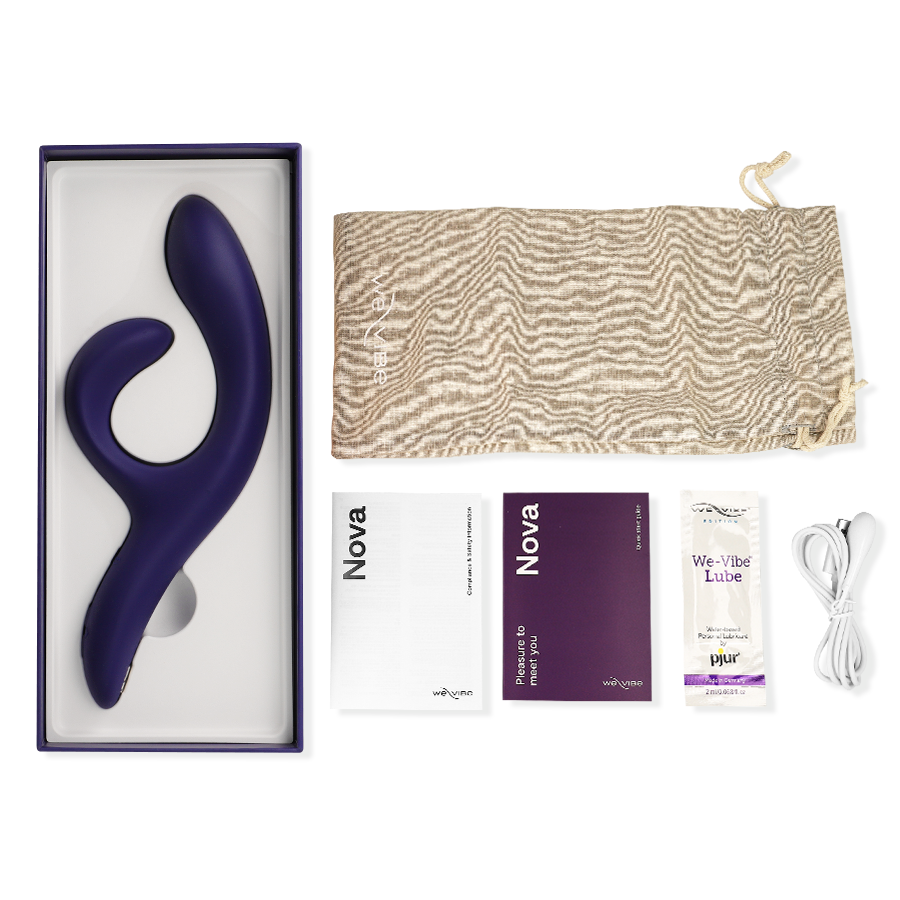 WE-VIBE - NOVA 3 KANINVIBRATOR MIDNATSBLÅ