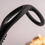ROCKS-OFF - RO-ZEN RRO ANALPLUG MED VIBRERENDE PENISRING SORT