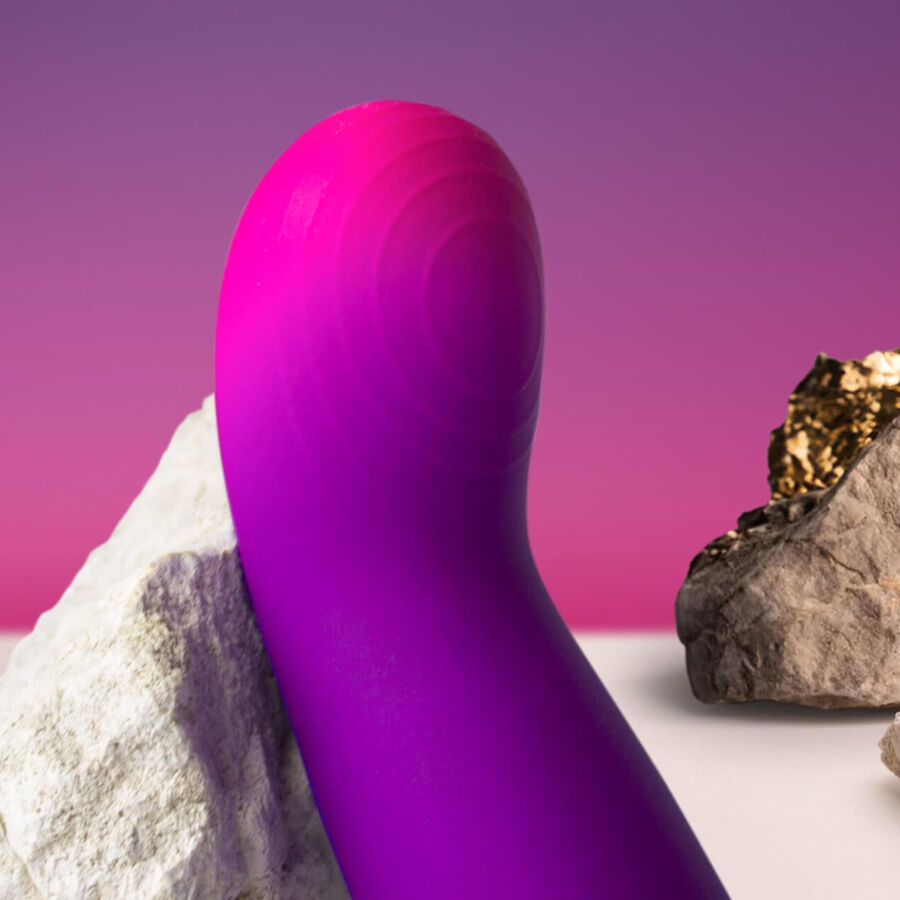 ROCKS-OFF - GLOW GIRL VIBE DISKREET LILLA G-PUNKT VIBRATOR