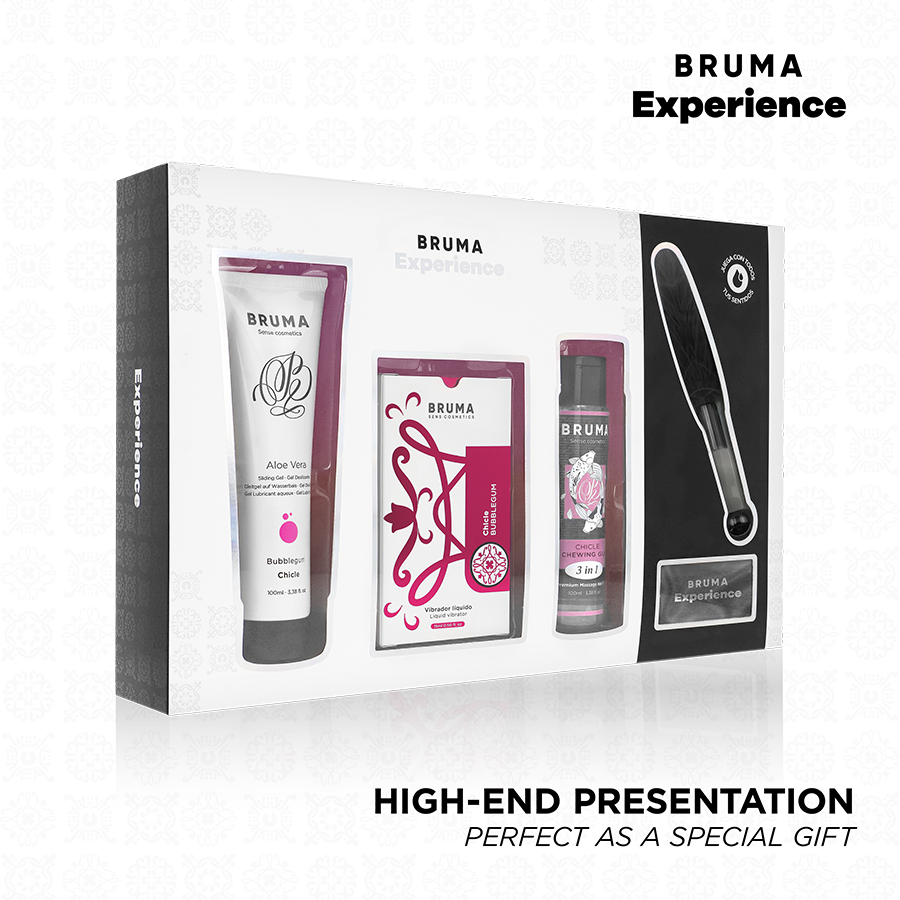 BRUMA XPERIENCE - VIBRO-ORGASMISK SØD TYGGEGUMMI FRISTELSESKIT