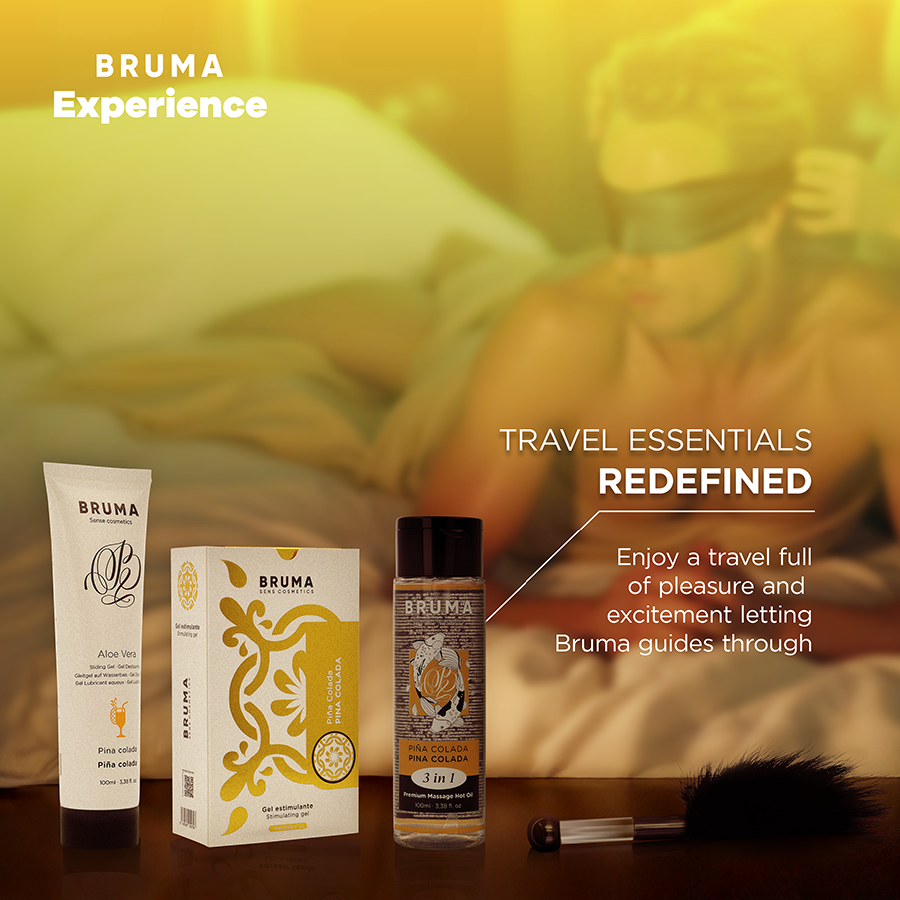 BRUMA XPERIENCE - SØD PINA COLADA FRISTELSESPAKKE MED ORGASMEFORSTYKKER