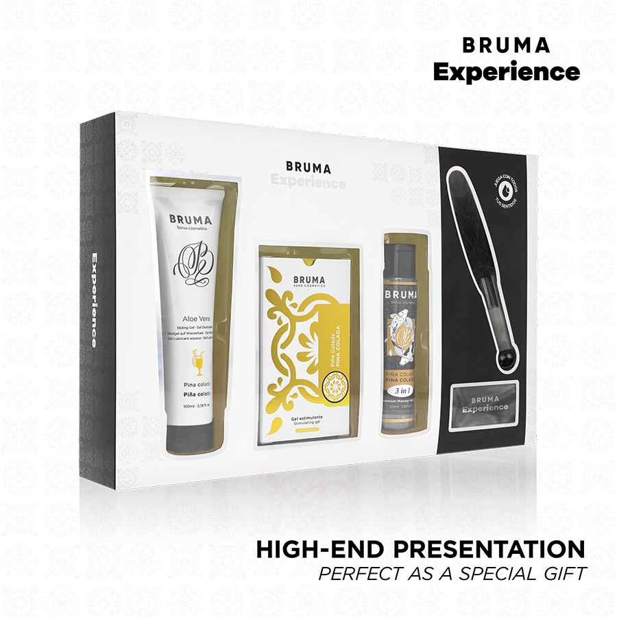 BRUMA XPERIENCE - SØD PINA COLADA FRISTELSESPAKKE MED ORGASMEFORSTYKKER