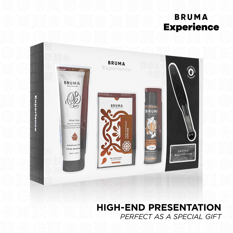 BRUMA XPERIENCE - SWEET AMERICAN TART TEMPTATION KIT MED ORGASMEFORSTYKKER
