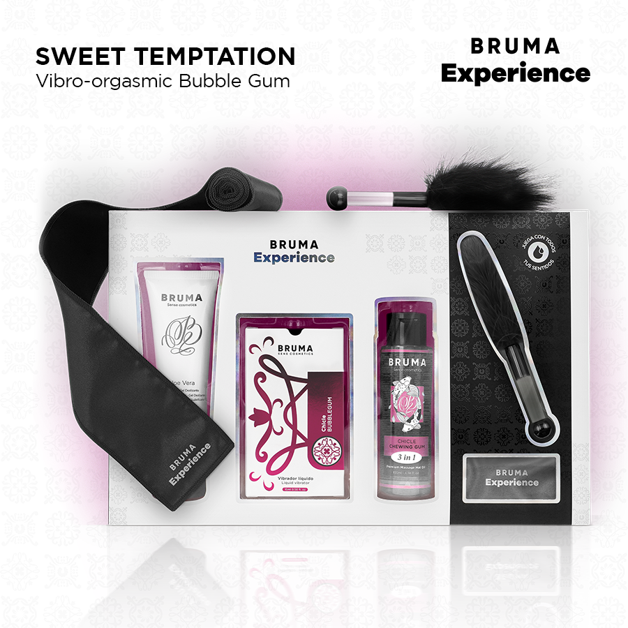 BRUMA XPERIENCE - VIBRO-ORGASMISK SØD TYGGEGUMMI FRISTELSESKIT