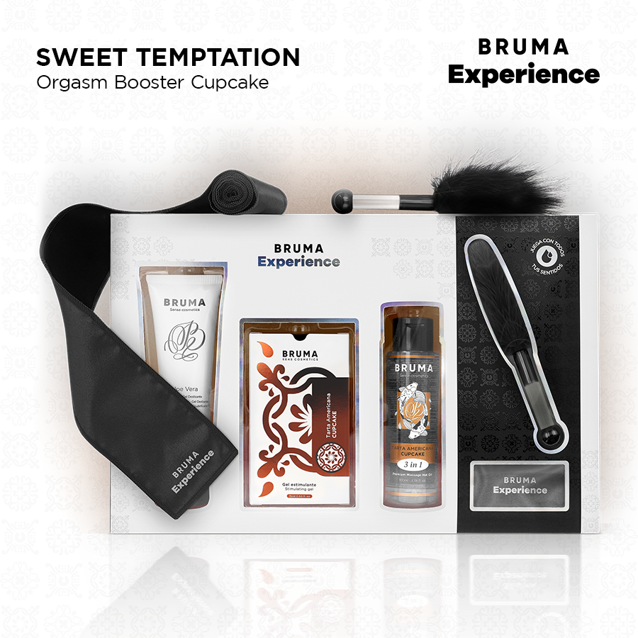 BRUMA XPERIENCE - SWEET AMERICAN TART TEMPTATION KIT MED ORGASMEFORSTYKKER