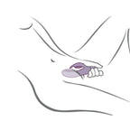 ROCKS-OFF - GLO-GIRL LILLA KANINVIBRATOR