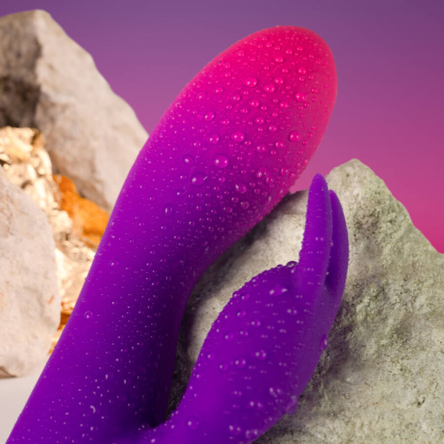 ROCKS-OFF - GLO-GIRL LILLA KANINVIBRATOR
