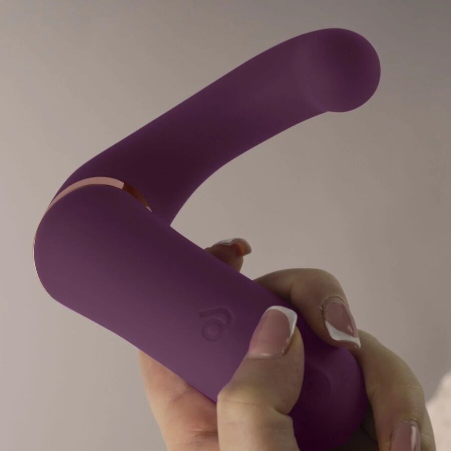 ROCKS-OFF - GEMINI DUAL VIBRATOR G-SPOT KLITORIS STIMULATOR LILLA