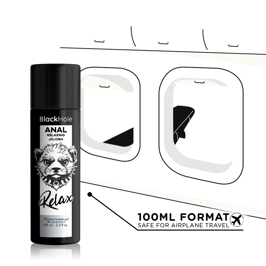 BLACK HOLE - ANAL RELAXING JOJOBA RELAX SILIKONE BASE 100 ML