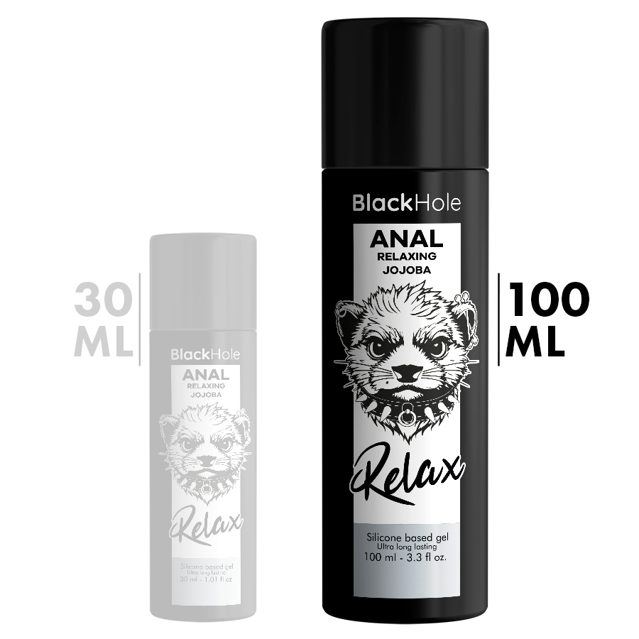 BLACK HOLE - ANAL RELAXING JOJOBA RELAX SILIKONE BASE 100 ML