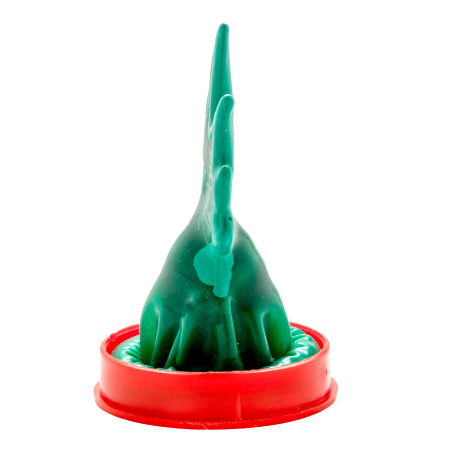 KONDOMERI - HÅNDMALEDE NYHEDSKONDOMER CANNABIS MODEL 1