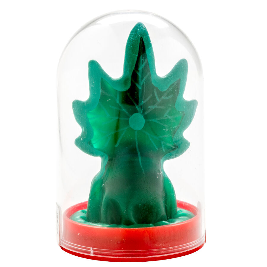 KONDOMERI - HÅNDMALEDE NYHEDSKONDOMER CANNABIS MODEL 1