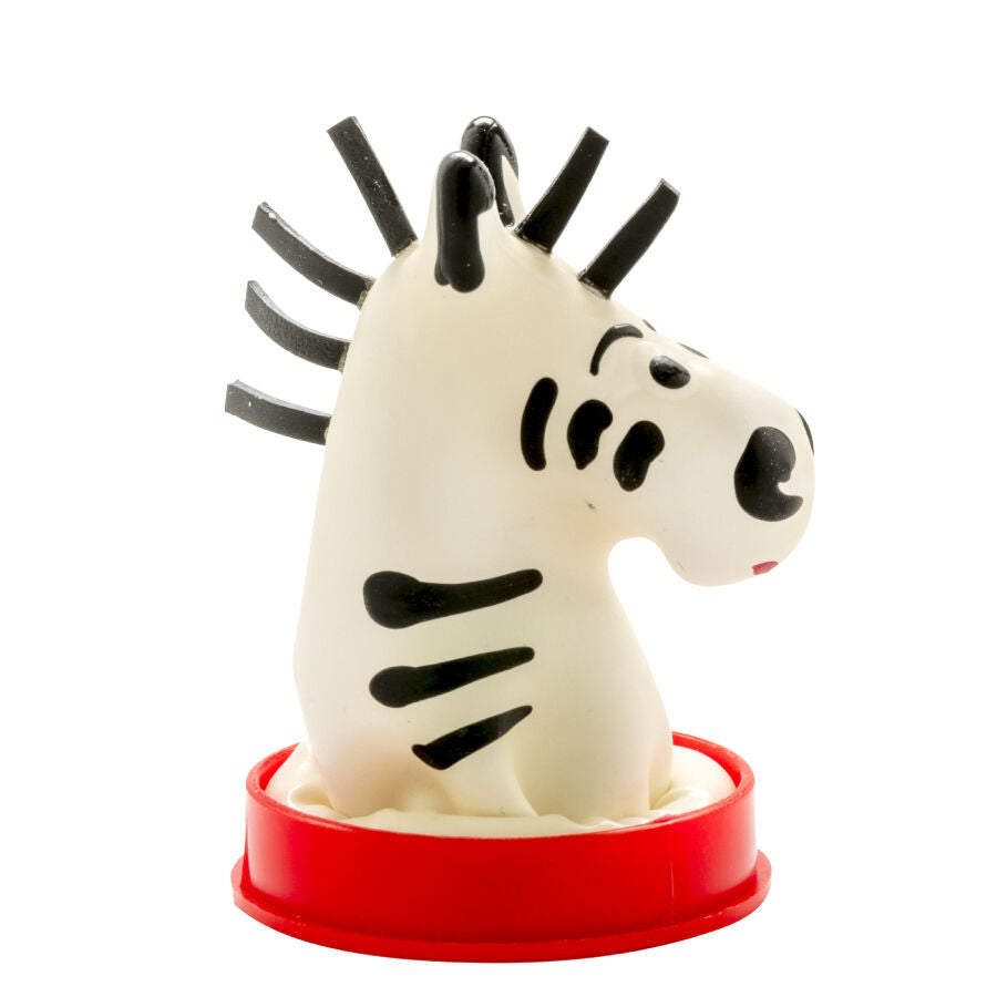 KONDOMERI - HÅNDMALEDE NYHEDSKONDOMER ZEBRA