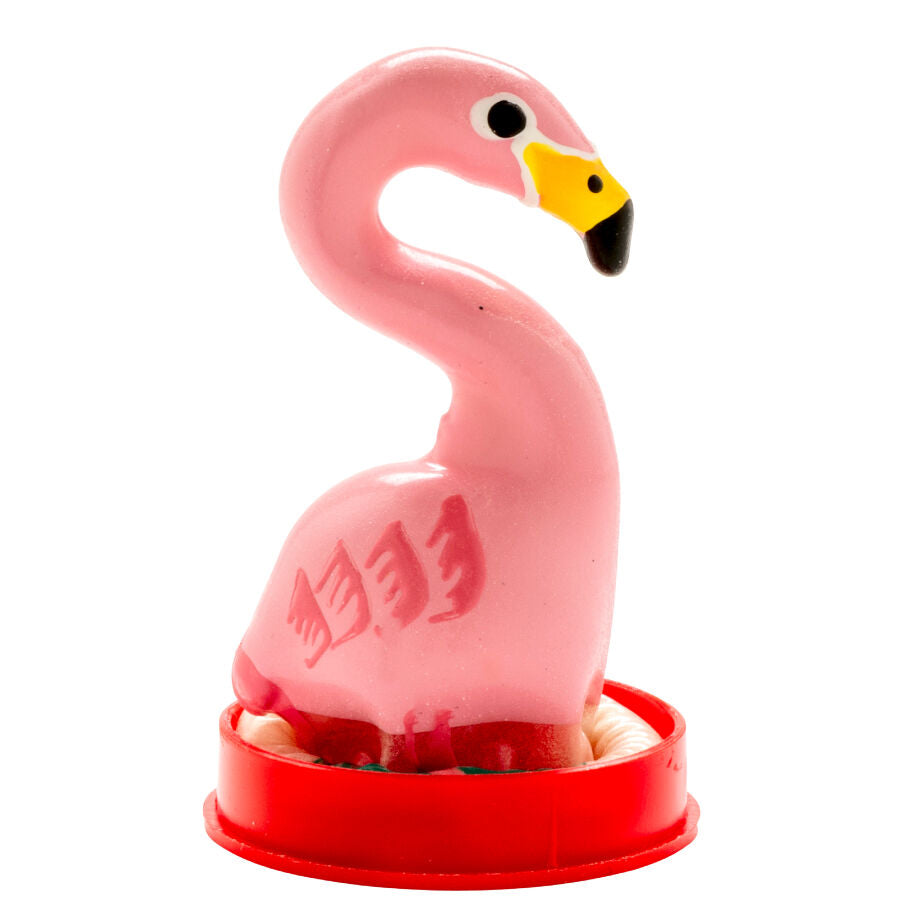 KONDOMERI - HÅNDMALEDE NYHEDSKONDOMER FLAMINGO PINK