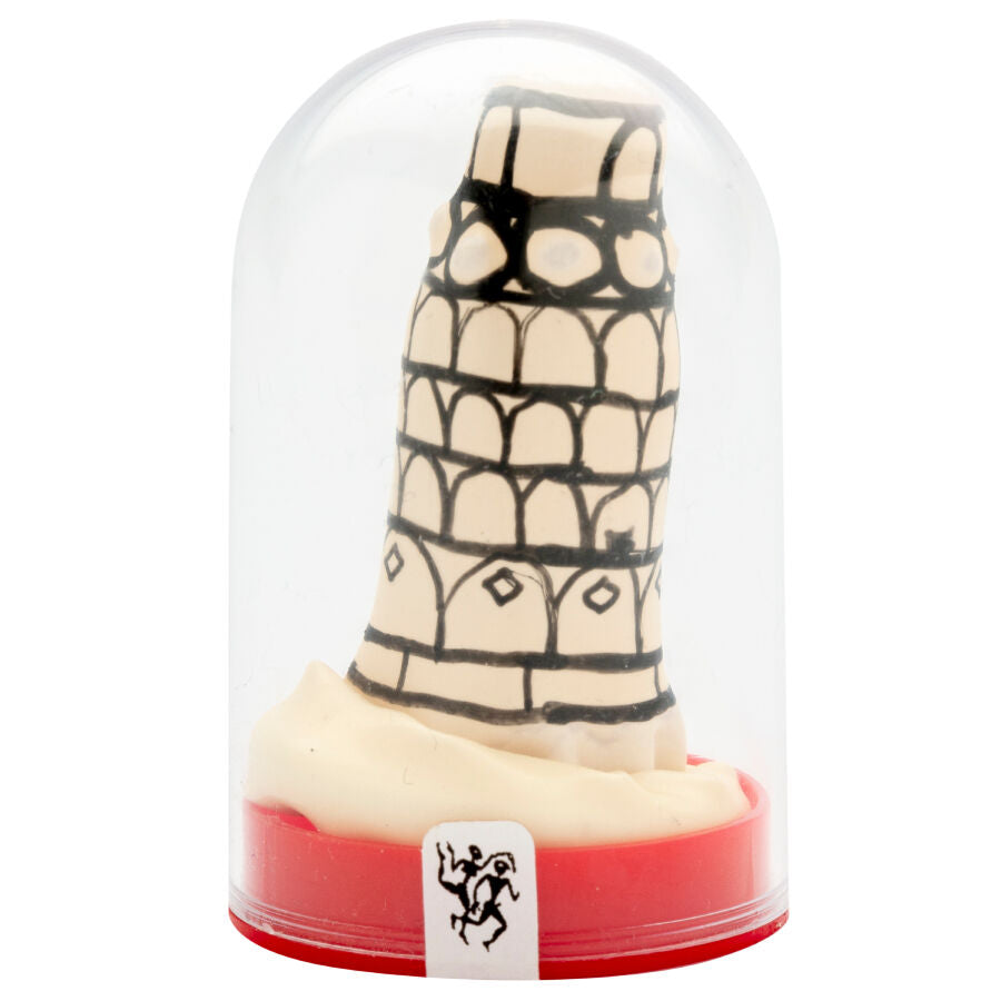 KONDOMERI - HÅNDMALEDE NYHEDSKONDOMER PISA TOWER