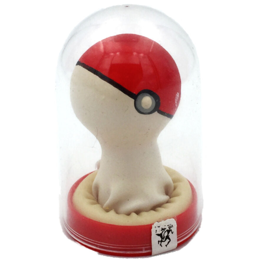 KONDOMERI - HÅNDMALEDE NYHEDSKONDOMER POKEBALL RØD-HVID