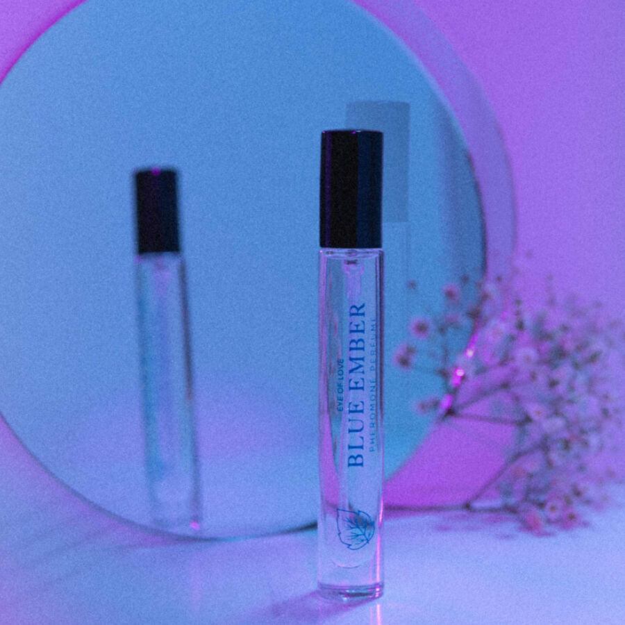 KÆRLIGHEDENS ØJE - BLOOM MALE INDICA PARFUME BLÅ EMBER 10 ML