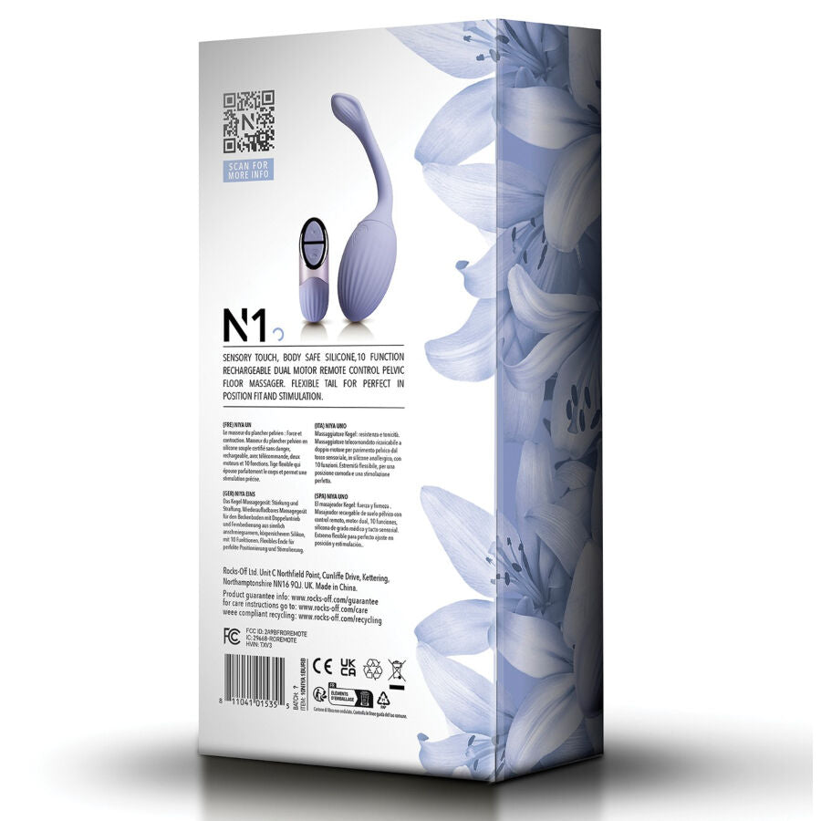 NIYA - N1 KEGEL BÆKKENMASSAGEAPPARAT MED FJERNBETJENING