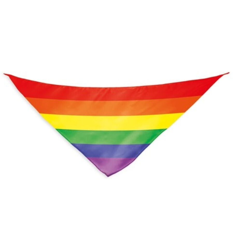 PRIDE - TREKANTET BOMULDSTØRKLÆDE MED REGNBUEFLAG