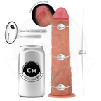 COCK MILLER - REALISTISK DILDO MED SUGEKOP OG FJERNBETJENINGSVIBRATION 20,5 CM