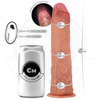 COCK MILLER - HYPERREALISTISK DILDO MED SUGEKOP OG STØV MED FJERNBETJENING 21,5 CM