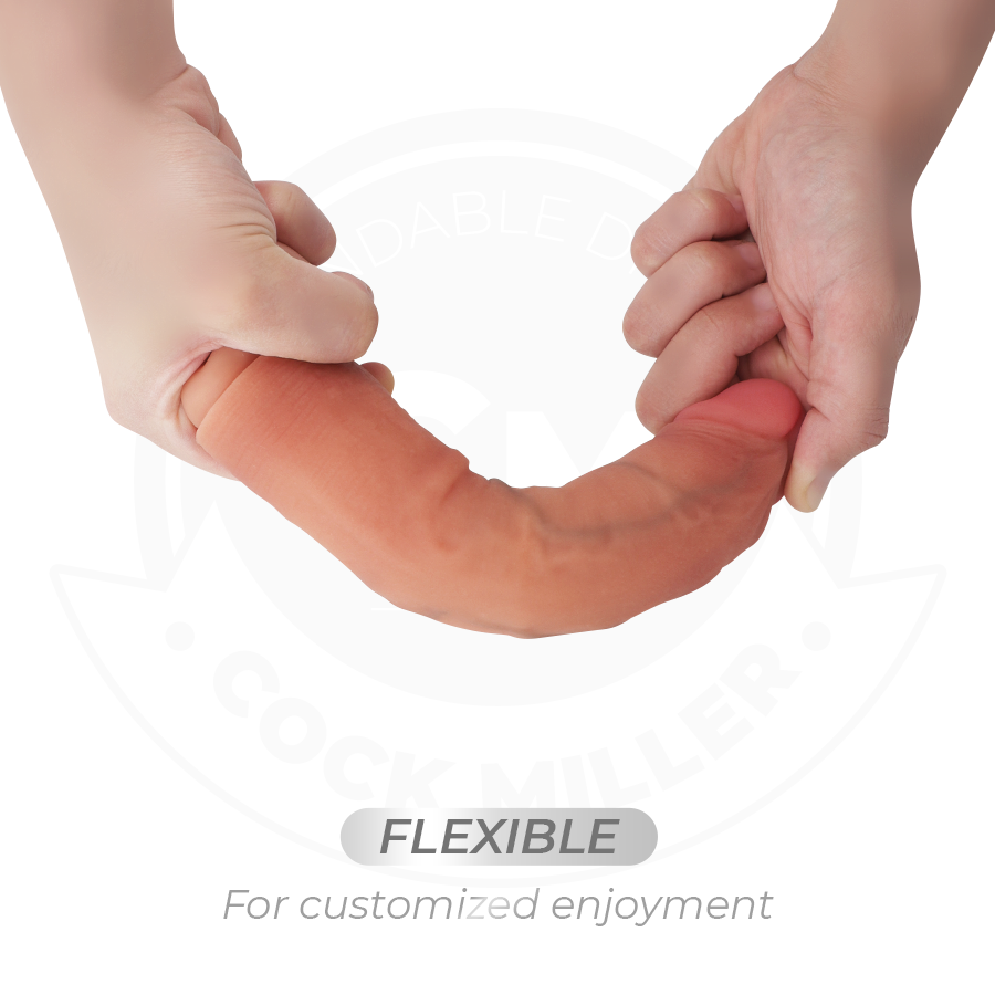 COCK MILLER - REALISTISK DILDO MED SUGEKOP OG FJERNBETJENING AF VIBRATION 19,5 CM