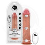 COCK MILLER - REALISTISK DILDO MED SUGEKOP OG FJERNBETJENING AF VIBRATION 19,5 CM
