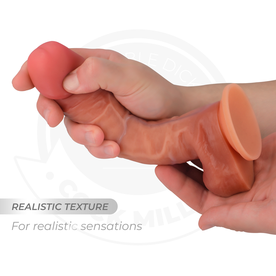 COCK MILLER - HYPERREALISTISK ARTIKULERBAR DILDO 19,3 CM