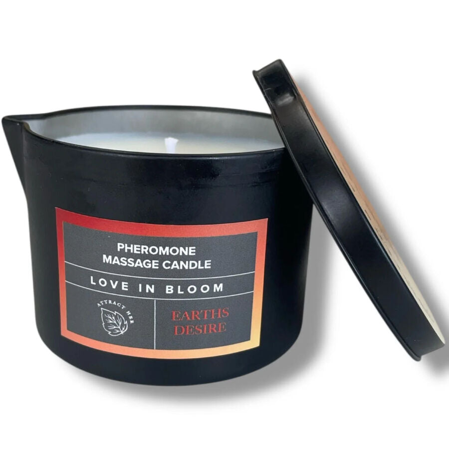 KÆRLIGHEDENS ØJE - BLOOM MASSAGELYS SATIVA JORDENS ØNSKE 150 ML