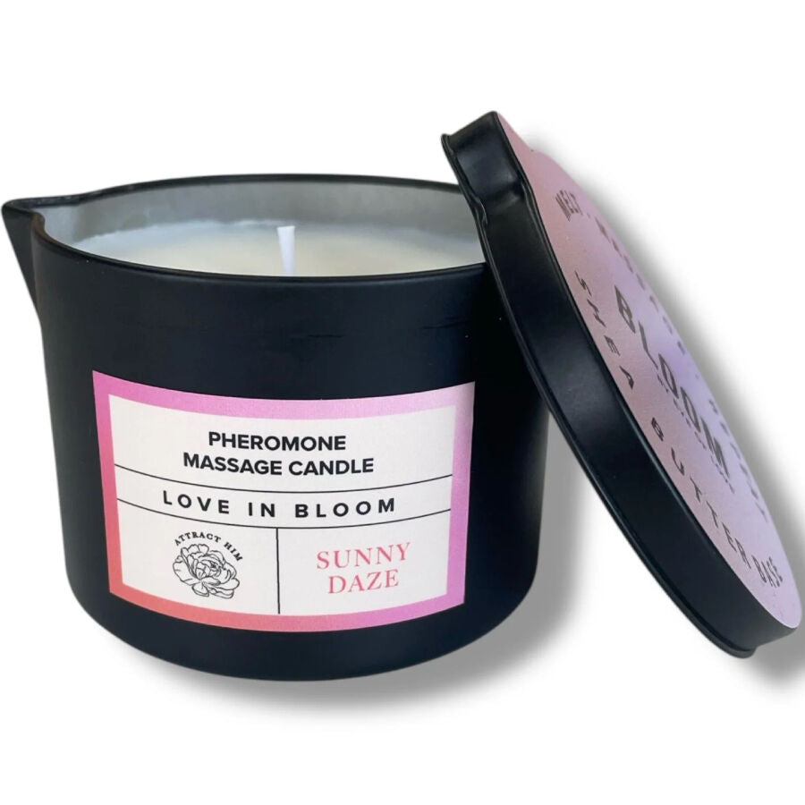 KÆRLIGHEDENS ØJE - BLOOM MASSAGELYS SATIVA SUNNY DAZE 150 ML