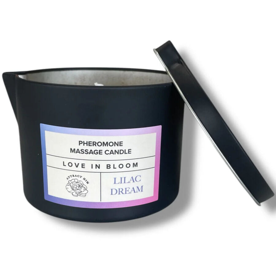 KÆRLIGHEDENS ØJE - BLOOM MASSAGELYS INDICA LILAC DREAM 150 ML
