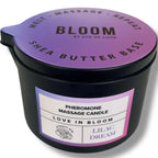 KÆRLIGHEDENS ØJE - BLOOM MASSAGELYS INDICA LILAC DREAM 150 ML