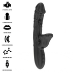 IBIZA - VIBRATOR OG KLITORISSTIMULATOR MED BID- OG ROTATIONSEFFEKT