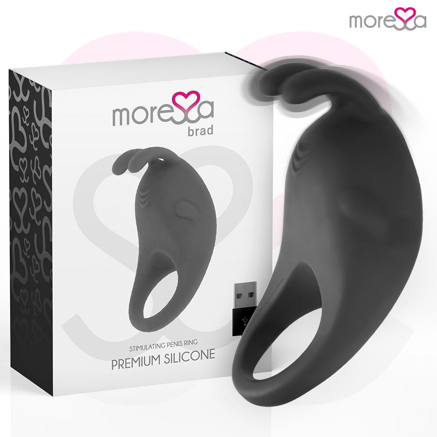 MORESSA - BRAD PREMIUM SILIKONE GENOPLADELIG SORT