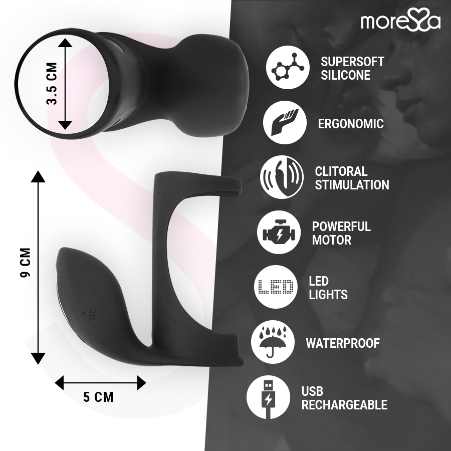 MORESSA - BRANDON VIBRATORRING MED LOCK