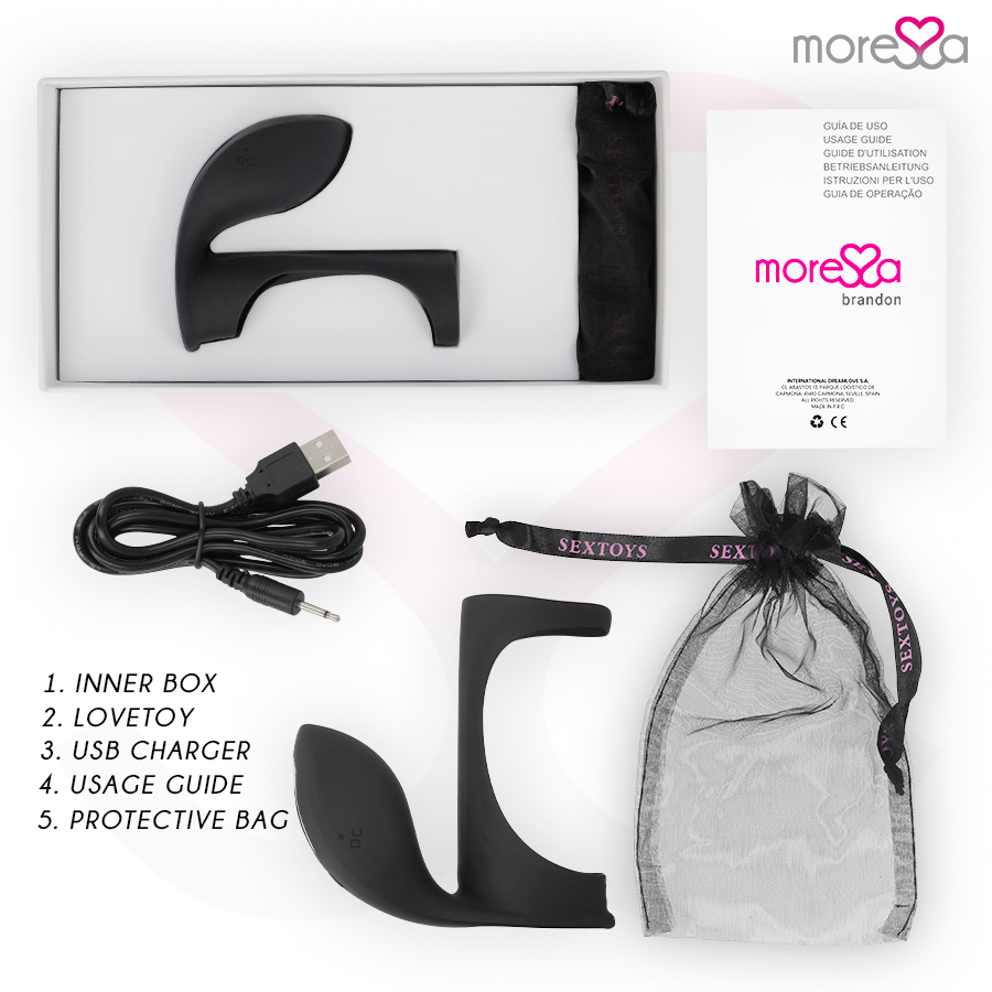 MORESSA - BRANDON VIBRATORRING MED LOCK